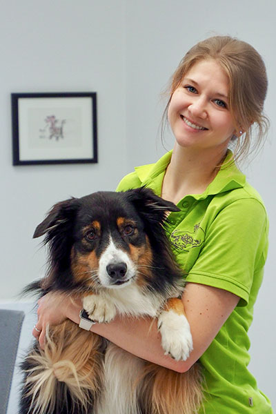 Kerstin Doering mit Katze